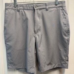 Ben Hogan Mens Golf Shorts Size 34 Geometric Print Athletic Outdoors Gray